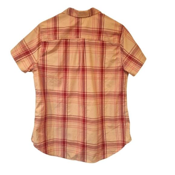 Eddie Bauer Women's Pink Poly/Nylon Plaid Short Sleeve Button Down Adventure Shi - Picture 7 of 13